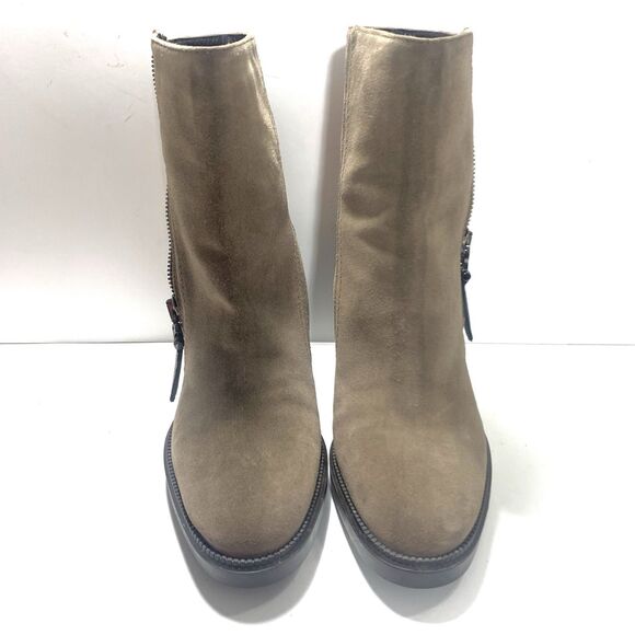 Aquatalia Ilenia Gray Suede Ankle Boots Size 10 Women’s MSRP $495 - Picture 9 of 16